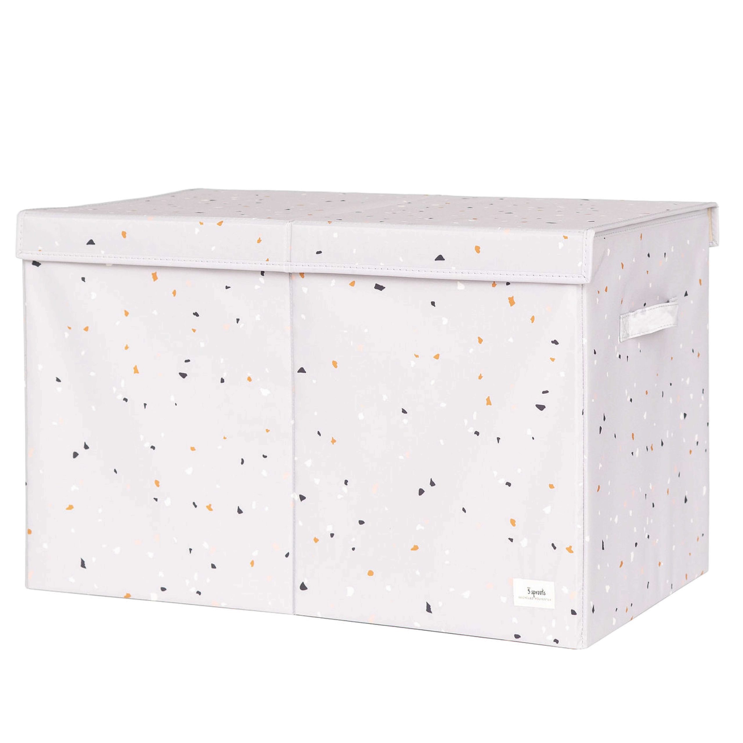 3 Sprouts Opbevaringskasse med låg, Terrazzo/Lysegrå 1 Terrazzo/Lysegrå