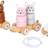 LG 11719 pull along train rabbit family 4 2