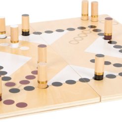 small foot Ludo og stige spil, Gold Edition 6 Rigtig Legetøj
