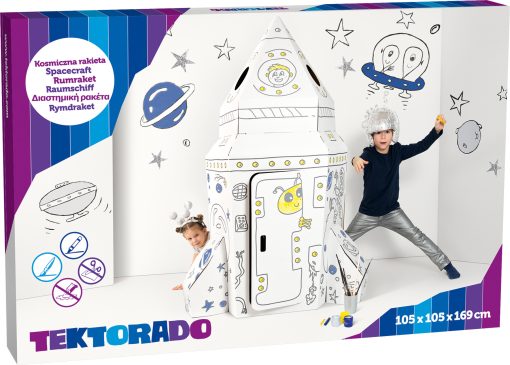 LG 10018 rocket cardboard playhouse 5