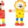 LG 10128 flexible wooden animal figures display 3