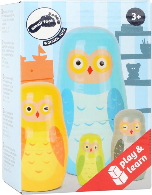 LG 10620 owl family matryoshka 3