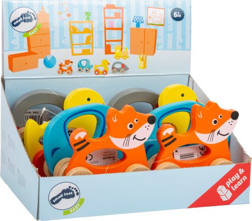 LG 10631 colourful push along animals display 3