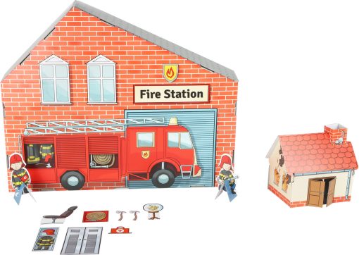 LG 10763 play house cardboard fire station 2