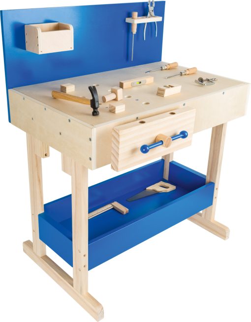 LG 10839 workbench for children blue with accessories 3