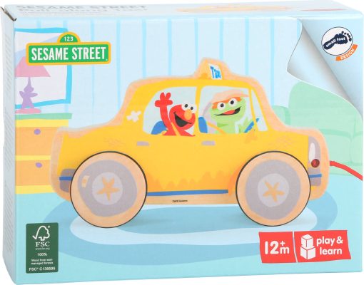 LG 10979 sesame street pull along taxi 3