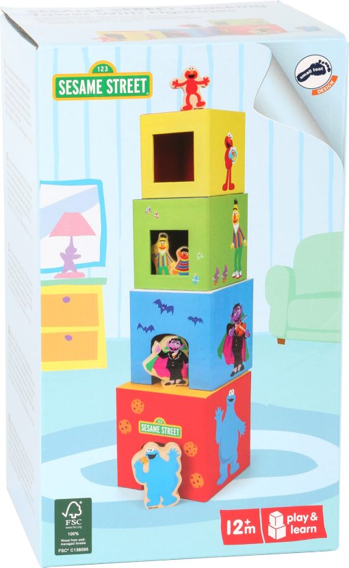 LG 10982 sesame street stacking tower with figurines 5