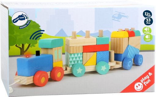 LG 11128 wooden train sorting game with sound and light 3