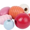 LG 11248 display wooden threading beads cupcake candy 3