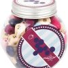 LG 11249 display wooden threading beads sweets jar candy 3