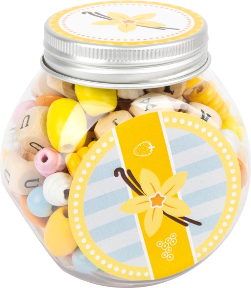 LG 11249 display wooden threading beads sweets jar candy 5