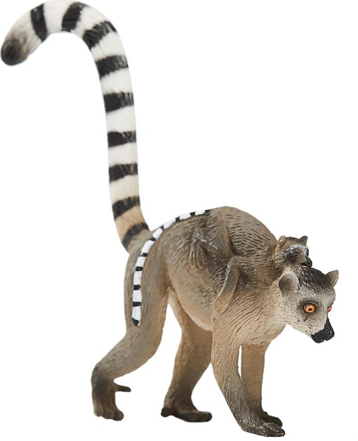 MJ 387237 lemur with baby 5
