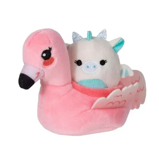 Squishville with Vehicle S5 - Flamingoboat