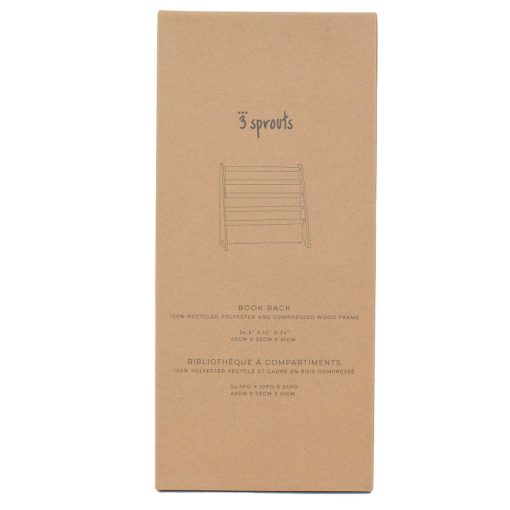 3 Sprouts BogBogreol / Vægophæng, Lysegrå - Image 4