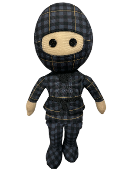 Ternet Ninja 3 bamse 70 cm