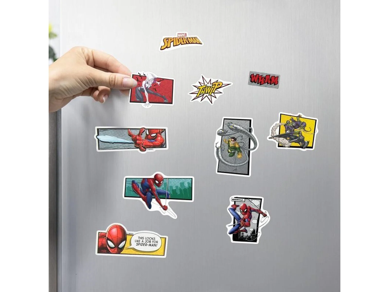 Spiderman Fridge Magnets 2 Rigtig Legetøj