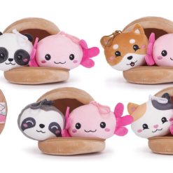 Kawaii Kuties Dumpling med 2 Bagclips 14 cm