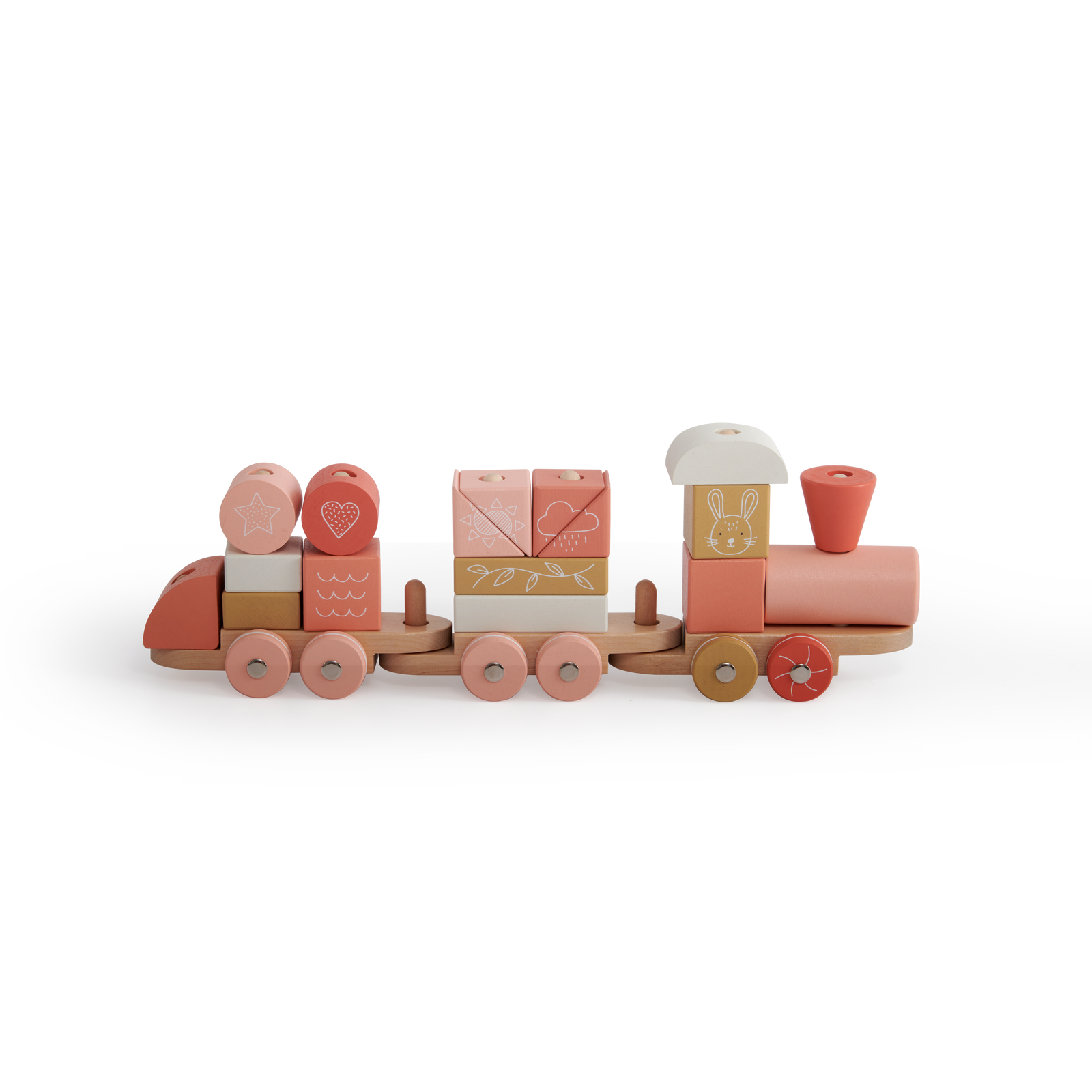 Træ tog pink 1 Træ tog pink