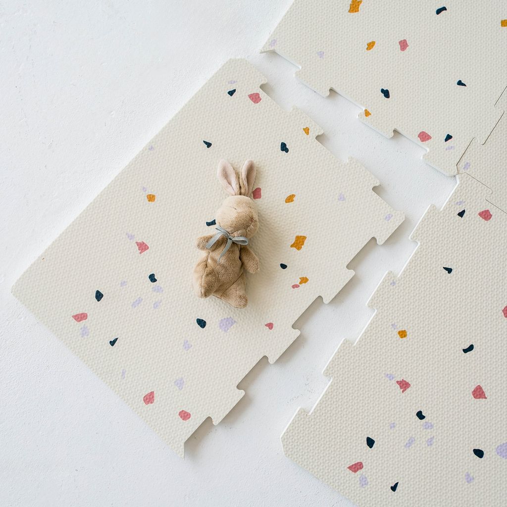 3 prouts Gulvpuslespil, Terrazzo cream 3 3 prouts Gulvpuslespil, Terrazzo cream - Billede 3