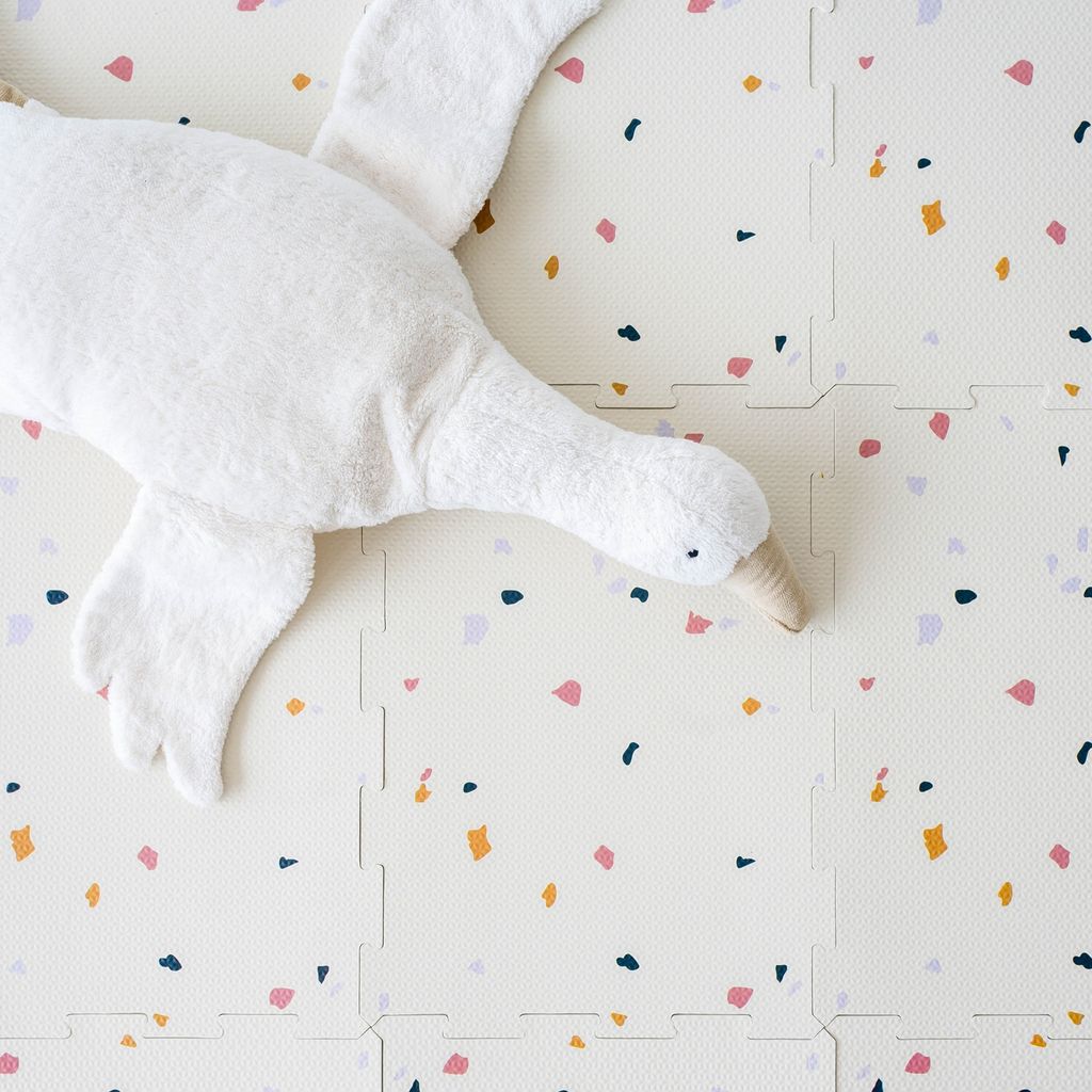 3 prouts Gulvpuslespil, Terrazzo cream 5 3 prouts Gulvpuslespil, Terrazzo cream - Billede 5