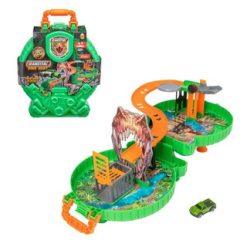 Teamsterz Dino Hunt Packaway Wheel Playset With 1 Car