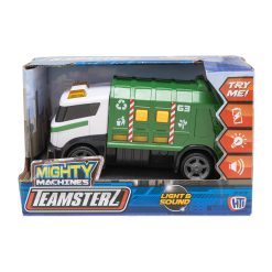 Teamsterz Mighty Machines Small Light and Sound Garbage Truck