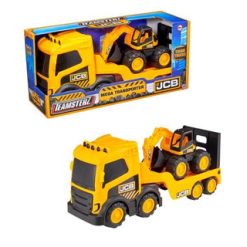Teamsterz JCB Tough Trucks Mega Transporter With 7 inch Excavator