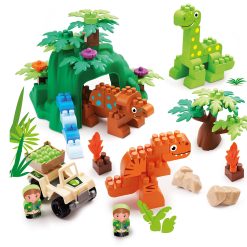 Dinoland m/køretøj & figurer