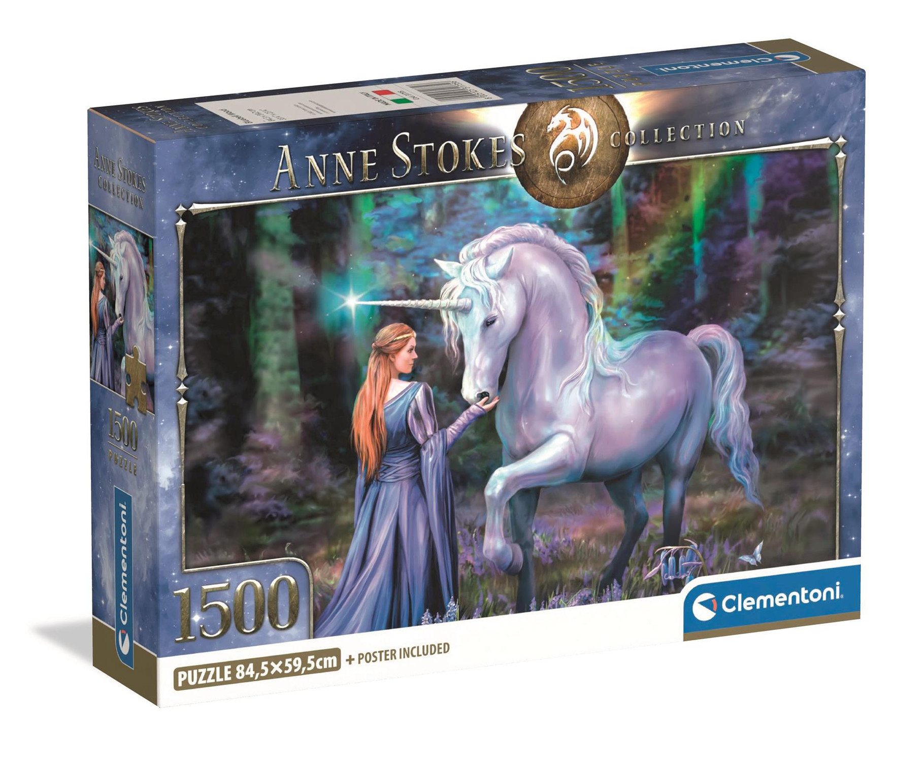 Puslespil HQC Anne Stokes Bluebell Wood, 1500 brikker 1 Puslespil HQC Anne Stokes Bluebell Wood