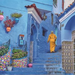 Puslespil HQC Blue Street of Chefchaouen 2026, 500 brikker 10 Rigtig Legetøj