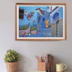 Puslespil HQC Blue Street of Chefchaouen 2026, 500 brikker 14 i 35616 6