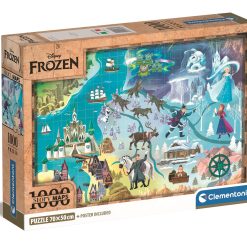 Puslespil Maps Frozen