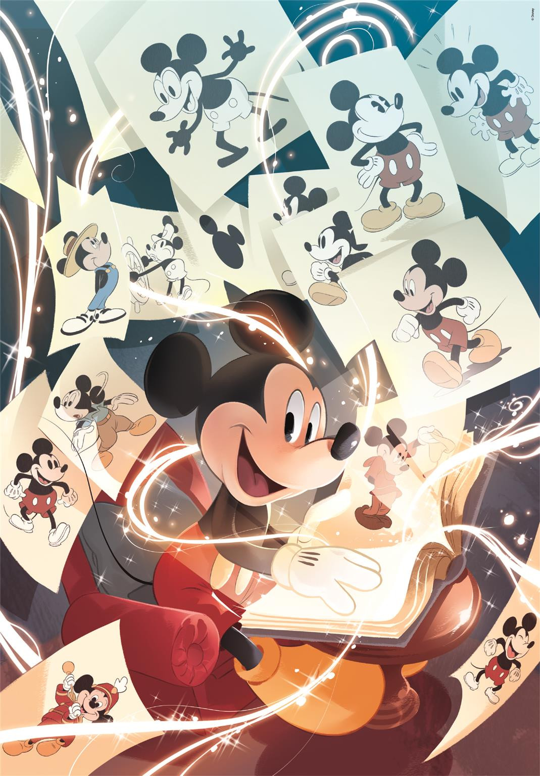 Puslespil HQC D100 - Mickey Mouse, 1000 brikker 8 Puslespil HQC D100 - Mickey Mouse, 1000 brikker - Billede 8