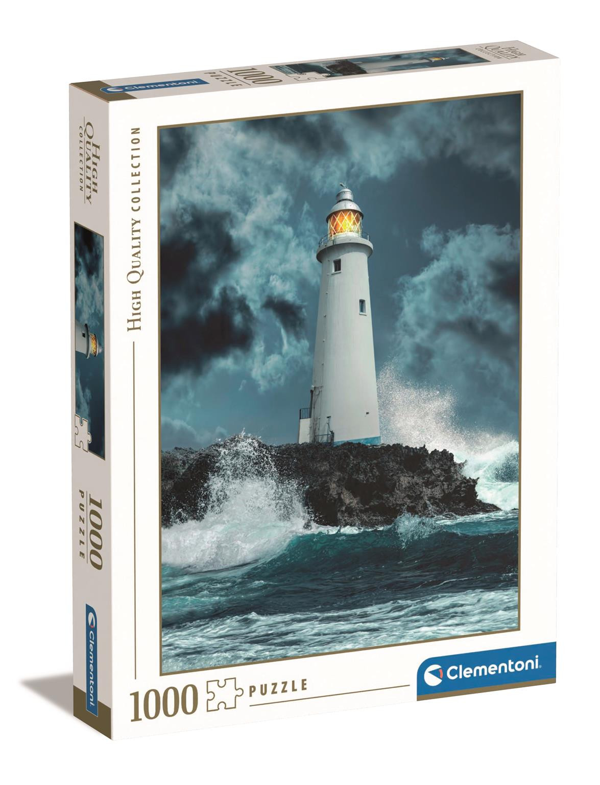 Puslespil HQC Lighthouse in the Storm, 1000 brikker 1 Puslespil HQC Lighthouse in the Storm
