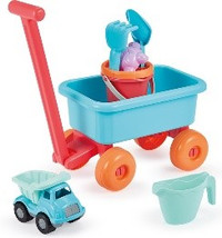Garnished beach trolley