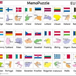 Puslespil MemoPuzzle. Navn