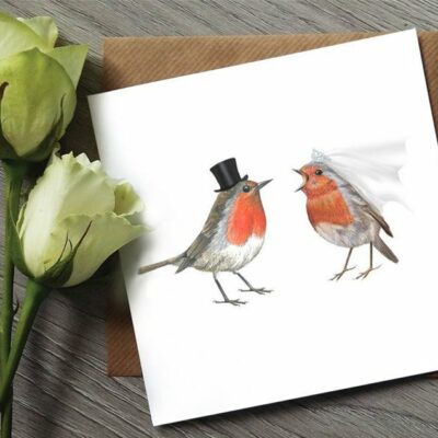 Christmas Wedding Card