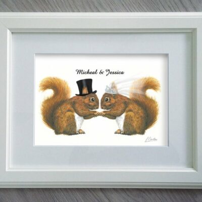 Squirrel wedding gifts