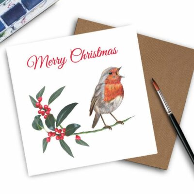 Robin Christmas Card