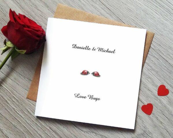 Personalised Cute Engagement Card