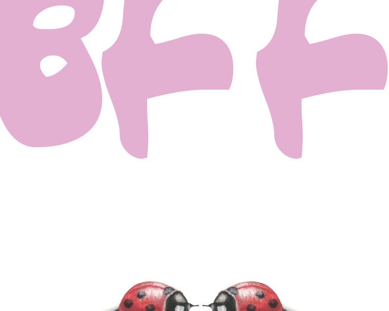 Best Friends Forever Card - BFF Card - Image 2