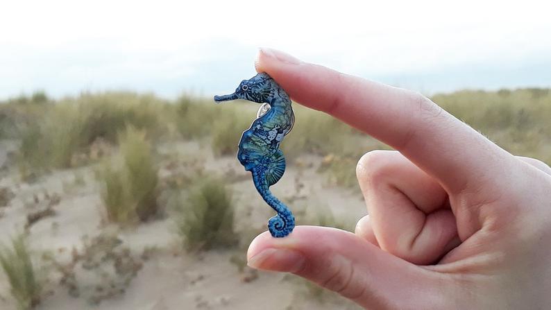 Seahorse Pin