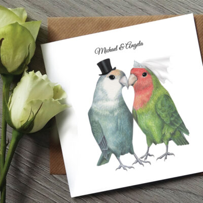 Bird Wedding Invitation