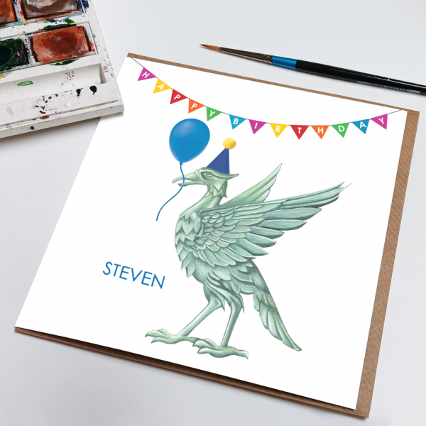 Liverpool Birthday Card Personalised