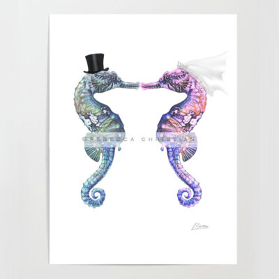 seahorse wedding