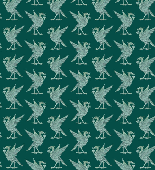 Liverpool Liver Bird Fabric