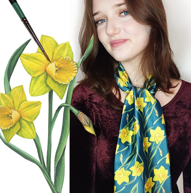 Daffodil Scarves