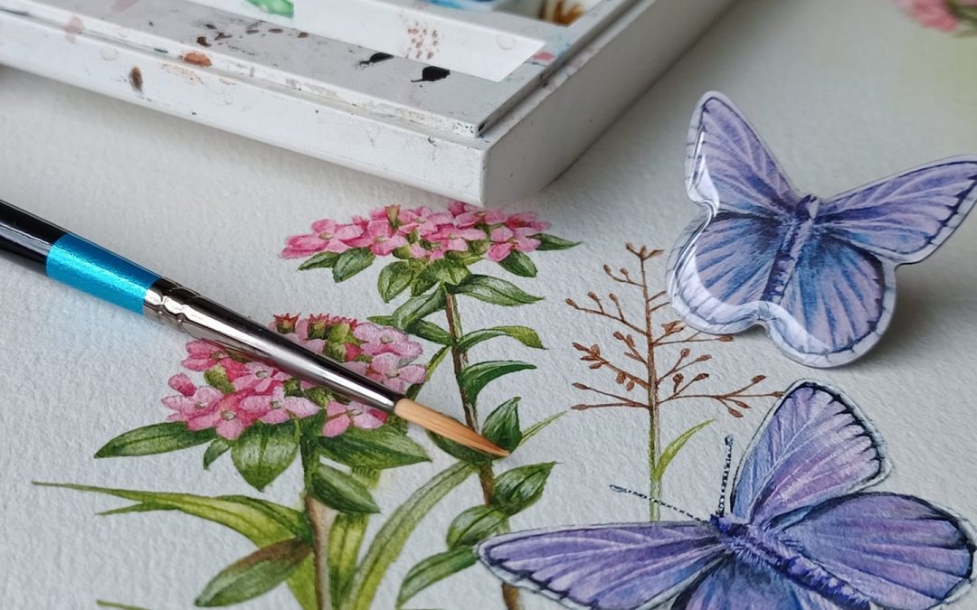 Majestic Flutter: Exploring Britain’s Butterflies Through Artistry.