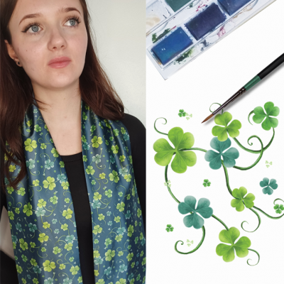 Shamrock scarf