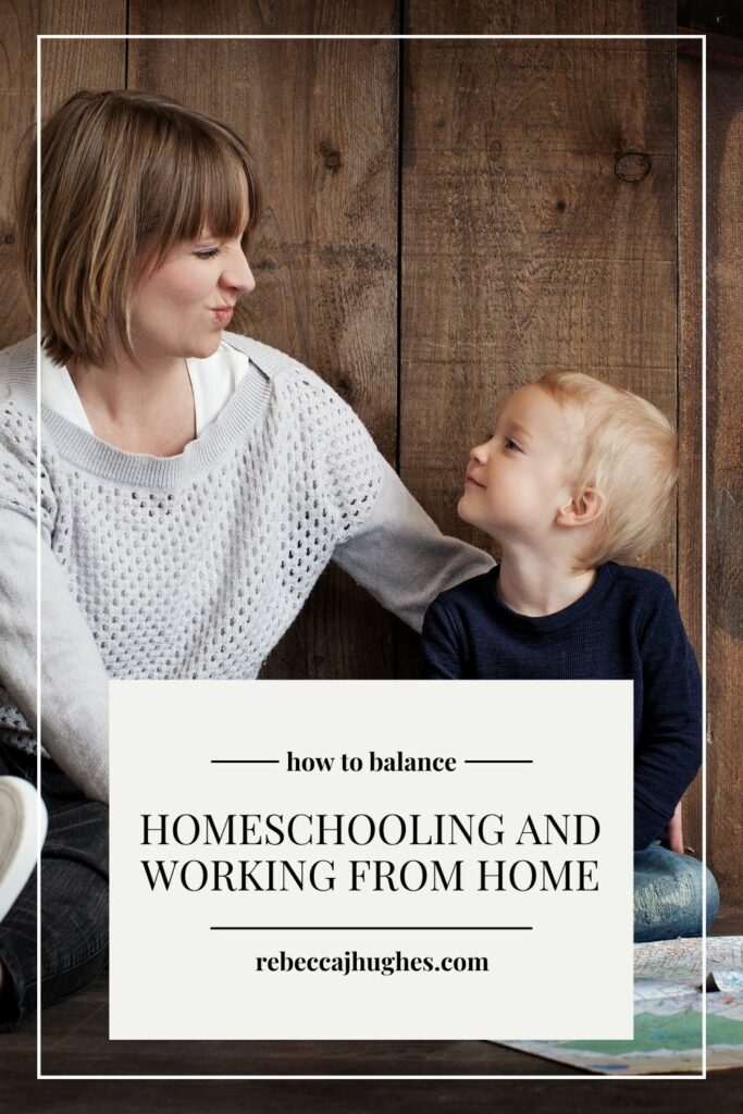 homeschooling and working from home